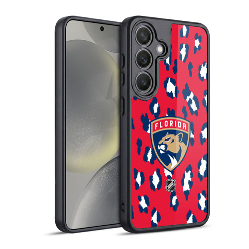 NHL Florida Panthers Leopard Pattern Gel Armour Case For Samsung Galaxy S24 5G