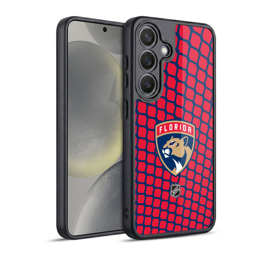 NHL Florida Panthers Net Pattern Gel Armour Case For Samsung Galaxy S24 5G