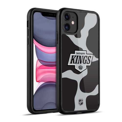 NHL Los Angeles Kings Cow Pattern Gel Armour Case For Apple iPhone 11