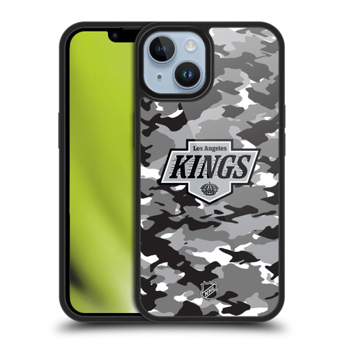 NHL Los Angeles Kings Camouflage Gel Armour Case For Apple iPhone 14