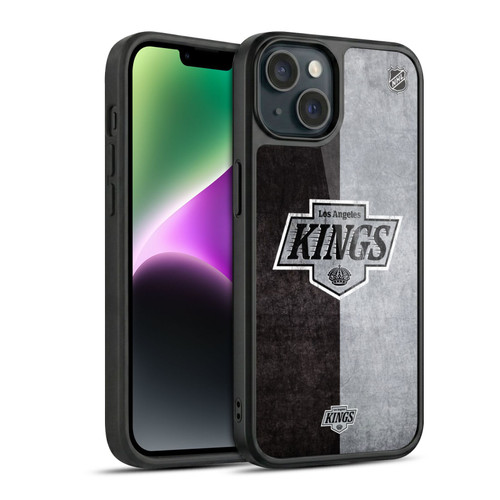 NHL Los Angeles Kings Half Distressed Gel Armour Case For Apple iPhone 14