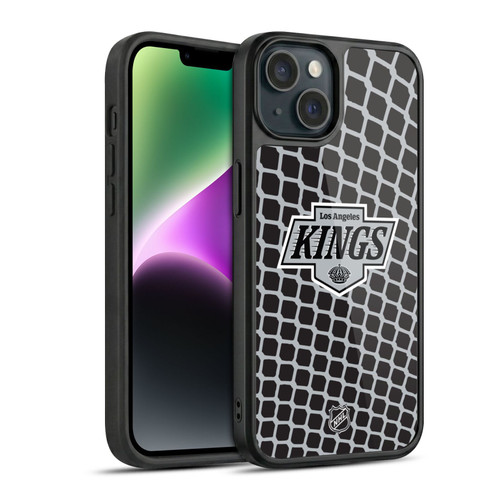 NHL Los Angeles Kings Net Pattern Gel Armour Case For Apple iPhone 14