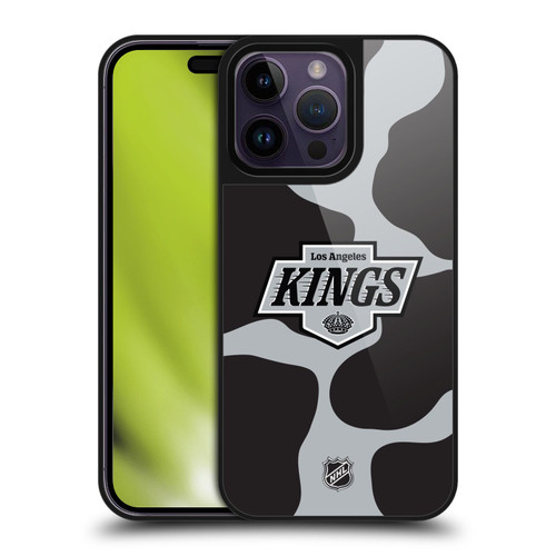 NHL Los Angeles Kings Cow Pattern Gel Armour Case For Apple iPhone 14 Pro Max NHL Los Angeles Kings Cow Pattern Gel Armour Case For Apple iPhone 14 Pro Max