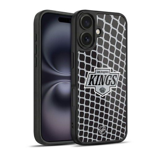 NHL Los Angeles Kings Net Pattern Gel Armour Case For Apple iPhone 16