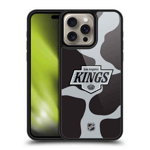 NHL Los Angeles Kings Cow Pattern Gel Armour Case For Apple iPhone 16 Pro Max NHL Los Angeles Kings Cow Pattern Gel Armour Case For Apple iPhone 16 Pro Max