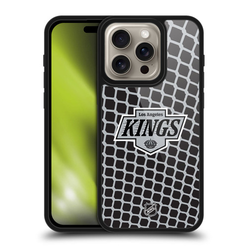 NHL Los Angeles Kings Net Pattern Gel Armour Case For Apple iPhone 16 Pro