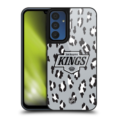 NHL Los Angeles Kings Leopard Pattern Gel Armour Case For Samsung Galaxy A15 NHL Los Angeles Kings Leopard Pattern Gel Armour Case For Samsung Galaxy A15