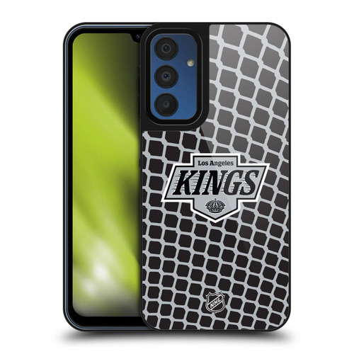NHL Los Angeles Kings Net Pattern Gel Armour Case For Samsung Galaxy A15 NHL Los Angeles Kings Net Pattern Gel Armour Case For Samsung Galaxy A15