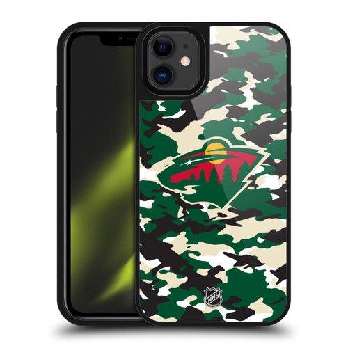 NHL Minnesota Wild Camouflage Gel Armour Case For Apple iPhone 11