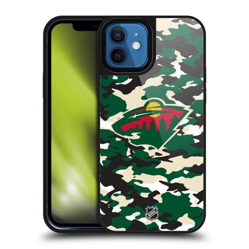NHL Minnesota Wild Camouflage Gel Armour Case For Apple iPhone 12 / iPhone 12 Pro