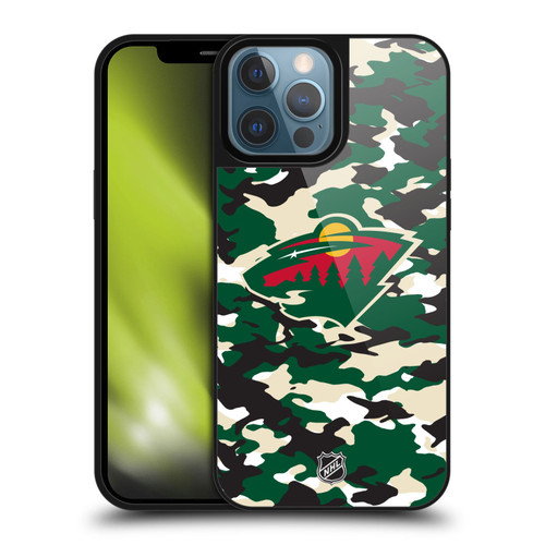 NHL Minnesota Wild Camouflage Gel Armour Case For Apple iPhone 13 Pro Max NHL Minnesota Wild Camouflage Gel Armour Case For Apple iPhone 13 Pro Max