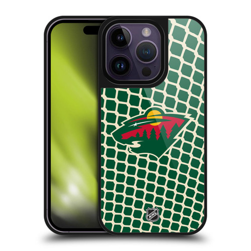 NHL Minnesota Wild Net Pattern Gel Armour Case For Apple iPhone 14 Pro