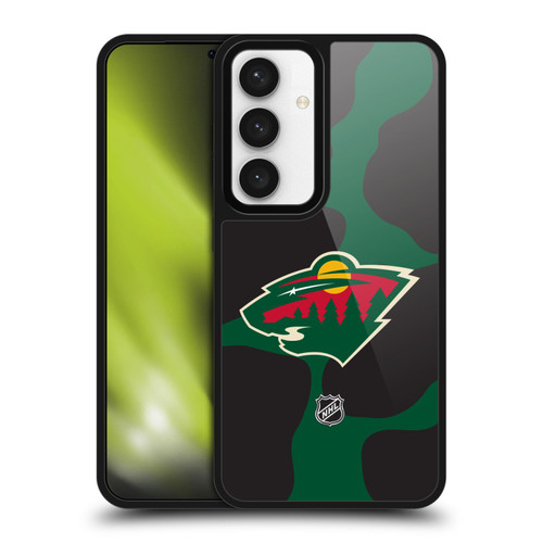 NHL Minnesota Wild Cow Pattern Gel Armour Case For Samsung Galaxy S24 5G