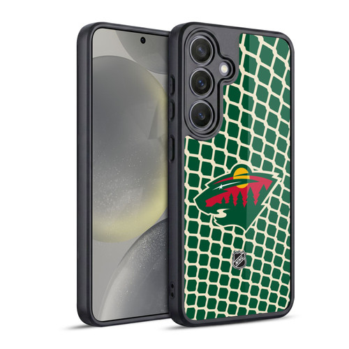 NHL Minnesota Wild Net Pattern Gel Armour Case For Samsung Galaxy S24 5G