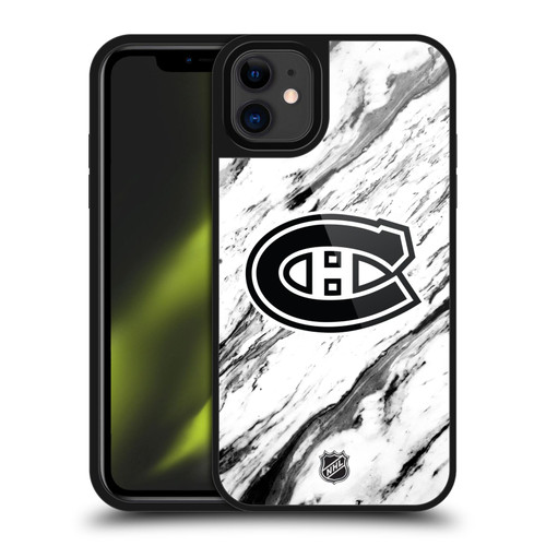 NHL Montreal Canadiens Marble Gel Armour Case For Apple iPhone 11 NHL Montreal Canadiens Marble Gel Armour Case For Apple iPhone 11