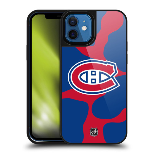 NHL Montreal Canadiens Cow Pattern Gel Armour Case For Apple iPhone 12 / iPhone 12 Pro