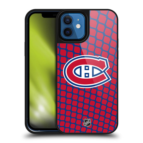 NHL Montreal Canadiens Net Pattern Gel Armour Case For Apple iPhone 12 / iPhone 12 Pro