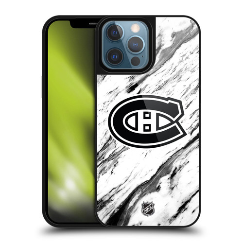 NHL Montreal Canadiens Marble Gel Armour Case For Apple iPhone 13 Pro Max