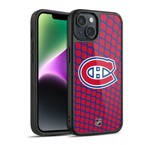 NHL Montreal Canadiens Net Pattern Gel Armour Case For Apple iPhone 14