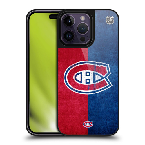 NHL Montreal Canadiens Half Distressed Gel Armour Case For Apple iPhone 14 Pro Max