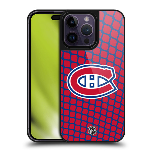 NHL Montreal Canadiens Net Pattern Gel Armour Case For Apple iPhone 14 Pro Max