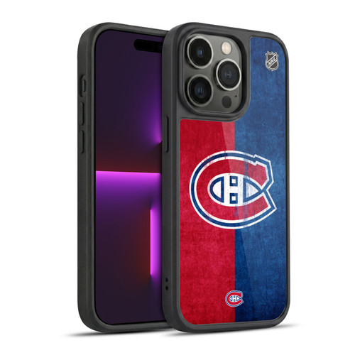 NHL Montreal Canadiens Half Distressed Gel Armour Case For Apple iPhone 14 Pro