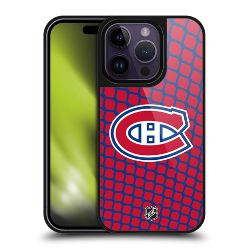 NHL Montreal Canadiens Net Pattern Gel Armour Case For Apple iPhone 14 Pro