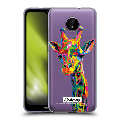 P.D. Moreno Animals Giraffe Soft Gel Case for Nokia C10 / C20