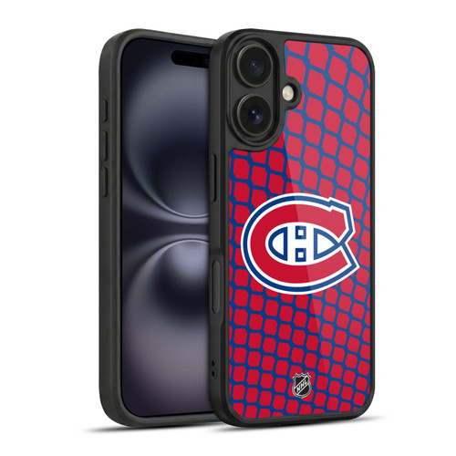 NHL Montreal Canadiens Net Pattern Gel Armour Case For Apple iPhone 16