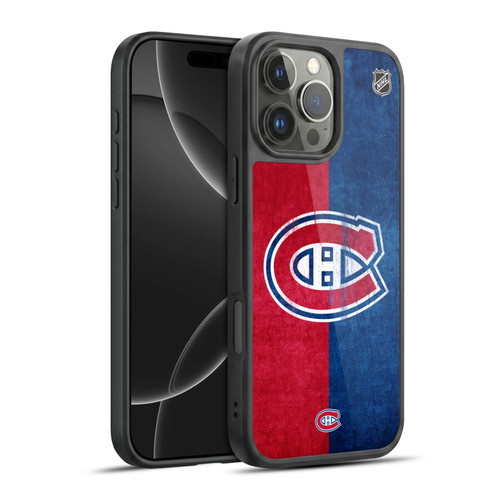 NHL Montreal Canadiens Half Distressed Gel Armour Case For Apple iPhone 16 Pro Max