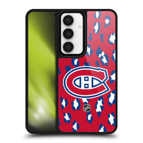 NHL Montreal Canadiens Leopard Pattern Gel Armour Case For Samsung Galaxy S24 5G