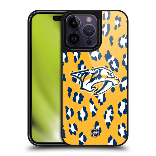 NHL Nashville Predators Leopard Pattern Gel Armour Case For Apple iPhone 14 Pro Max NHL Nashville Predators Leopard Pattern Gel Armour Case For Apple iPhone 14 Pro Max