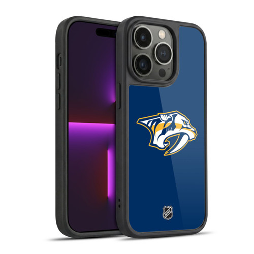 NHL Nashville Predators Plain Gel Armour Case For Apple iPhone 14 Pro
