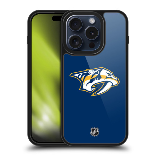 NHL Nashville Predators Plain Gel Armour Case For Apple iPhone 15 Pro