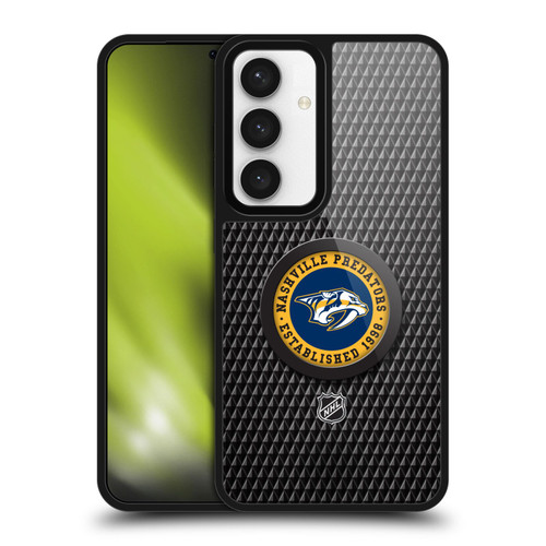 NHL Nashville Predators Puck Texture Gel Armour Case For Samsung Galaxy S24 5G NHL Nashville Predators Puck Texture Gel Armour Case For Samsung Galaxy S24 5G