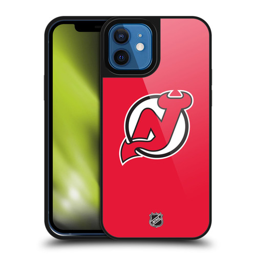 NHL New Jersey Devils Plain Gel Armour Case For Apple iPhone 12 / iPhone 12 Pro