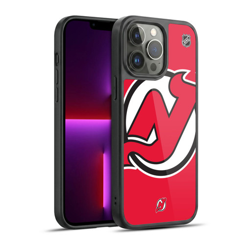 NHL New Jersey Devils Oversized Gel Armour Case For Apple iPhone 13 Pro Max
