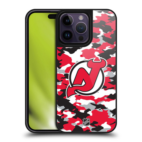 NHL New Jersey Devils Camouflage Gel Armour Case For Apple iPhone 14 Pro Max NHL New Jersey Devils Camouflage Gel Armour Case For Apple iPhone 14 Pro Max