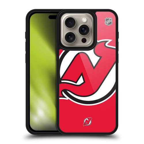 NHL New Jersey Devils Oversized Gel Armour Case For Apple iPhone 16 Pro NHL New Jersey Devils Oversized Gel Armour Case For Apple iPhone 16 Pro