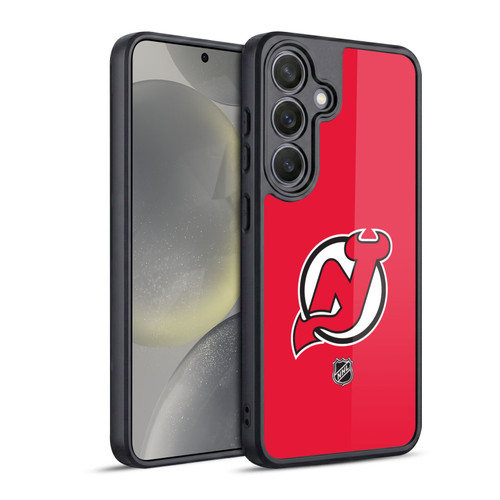 NHL New Jersey Devils Plain Gel Armour Case For Samsung Galaxy S24 5G