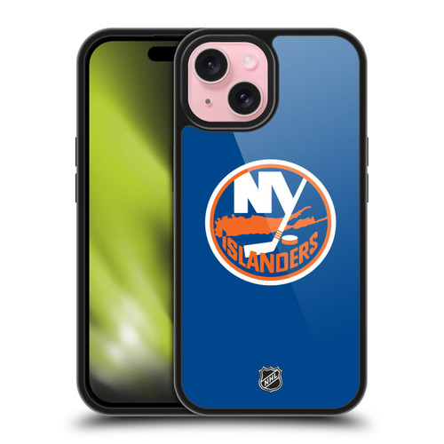 NHL New York Islanders Plain Gel Armour Case For Apple iPhone 15