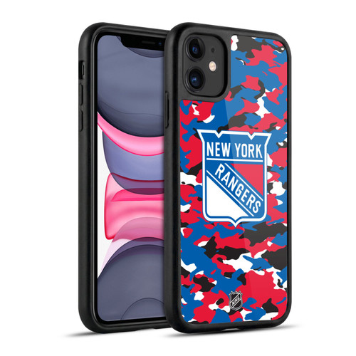 NHL New York Rangers Camouflage Gel Armour Case For Apple iPhone 11