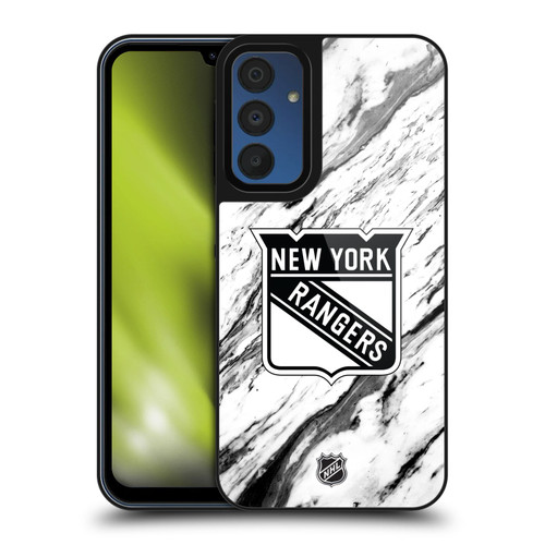 NHL New York Rangers Marble Gel Armour Case For Samsung Galaxy A15