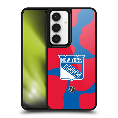 NHL New York Rangers Cow Pattern Gel Armour Case For Samsung Galaxy S24 5G