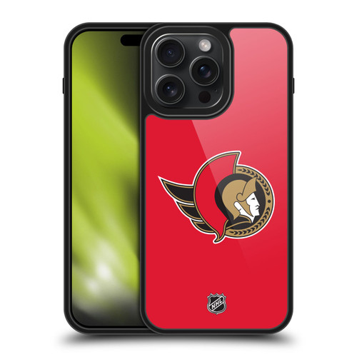NHL Ottawa Senators Plain Gel Armour Case For Apple iPhone 15 Pro Max