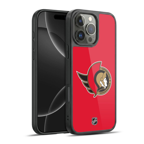 NHL Ottawa Senators Plain Gel Armour Case For Apple iPhone 16 Pro Max