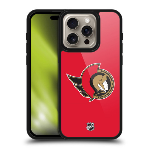 NHL Ottawa Senators Plain Gel Armour Case For Apple iPhone 16 Pro