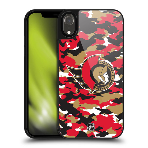 NHL Ottawa Senators Camouflage Gel Armour Case For Apple iPhone XR