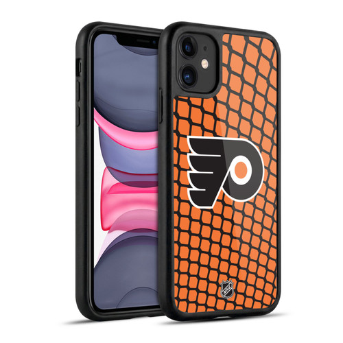 NHL Philadelphia Flyers Net Pattern Gel Armour Case For Apple iPhone 11