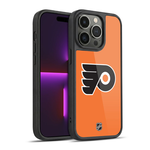 NHL Philadelphia Flyers Plain Gel Armour Case For Apple iPhone 14 Pro